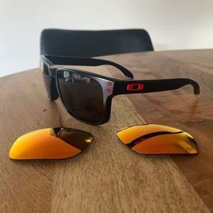 Oakley Holbrook Polarized Sunglasses - Ducati
